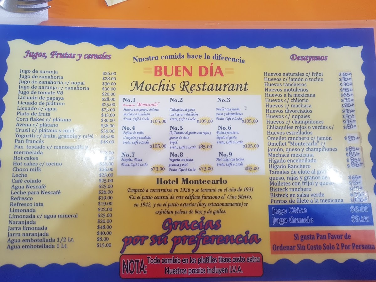 Mochis Restaurant Menu - Image 6